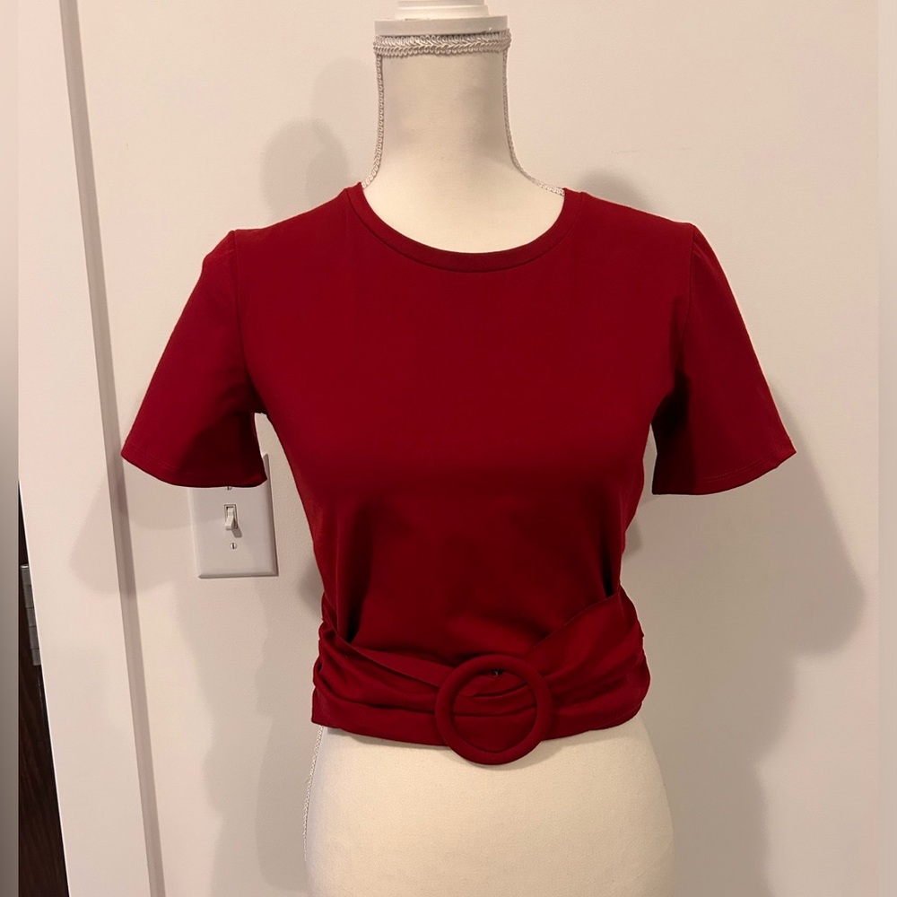 ZARA RED TOP